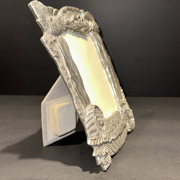 Vtg ROYAL SELANGOR 🌼 Signed 1995 Pewter Frame Musical Plays Hush a bye Baby! - Picture 4 of 13